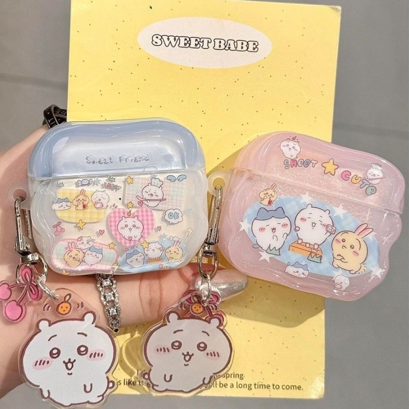 Wireless Earbuds Case - เคสป้องกันน่ารักสไตล์ Chiikawaed ใช้ได้กับ AirPods Pro 2,