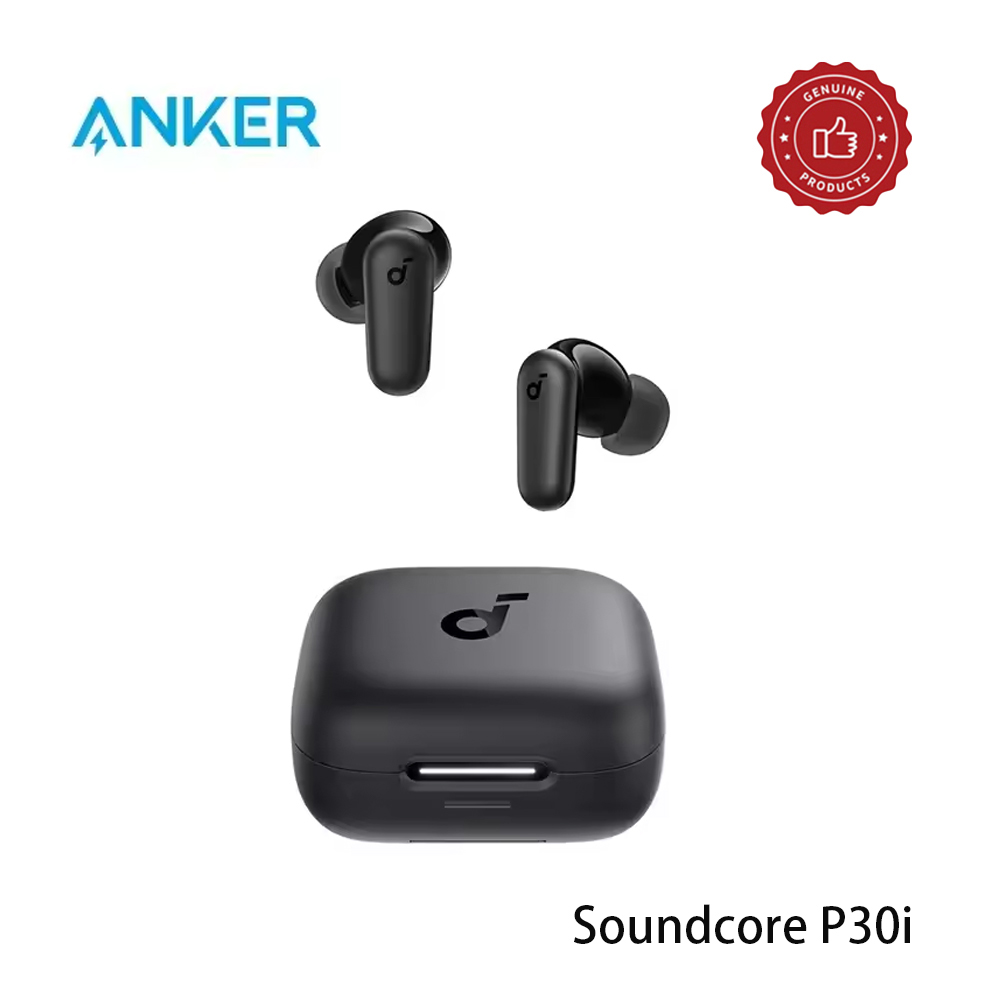 Wireless Earbuds Case - หูฟังบลูทูธ Anker Soundcore P30i ตัดเสียงรบกวนอัจฉริยะ พร้อมเอฟเฟกต์เสียงรอบทิศทาง