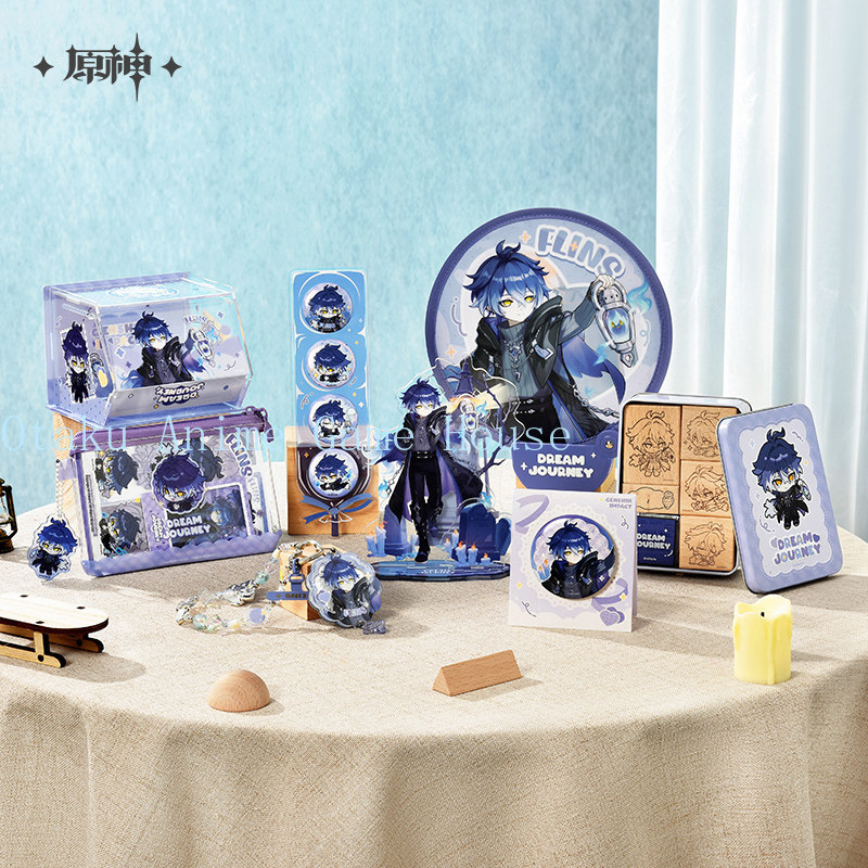 Phone Accessories China - สินค้าลิขสิทธิ์แท้จากเกม Genshin Impact: ป้ายอะคริลิกพัดพับลายอนิเมะ, ที่ตั้งโชว์, สายคล้องโทรศัพท์,