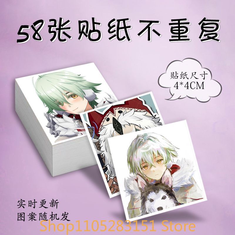Phone Accessories Cute - สติ๊กเกอร์คอสเพลย์อะลิโอชาจากเกม Genshin Impact ลายการ์ตูนน่ารัก สำหรับตกแต่งกระเป๋าเดินทาง แล็ปท็อป