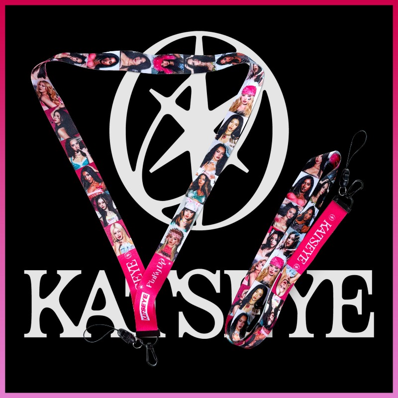 Phone Accessories Cute - สายคล้องโทรศัพท์ลายการ์ตูน KATSEYE น่ารัก พิมพ์ลาย ปรับได้ สายคล้องมือแบบพกพา