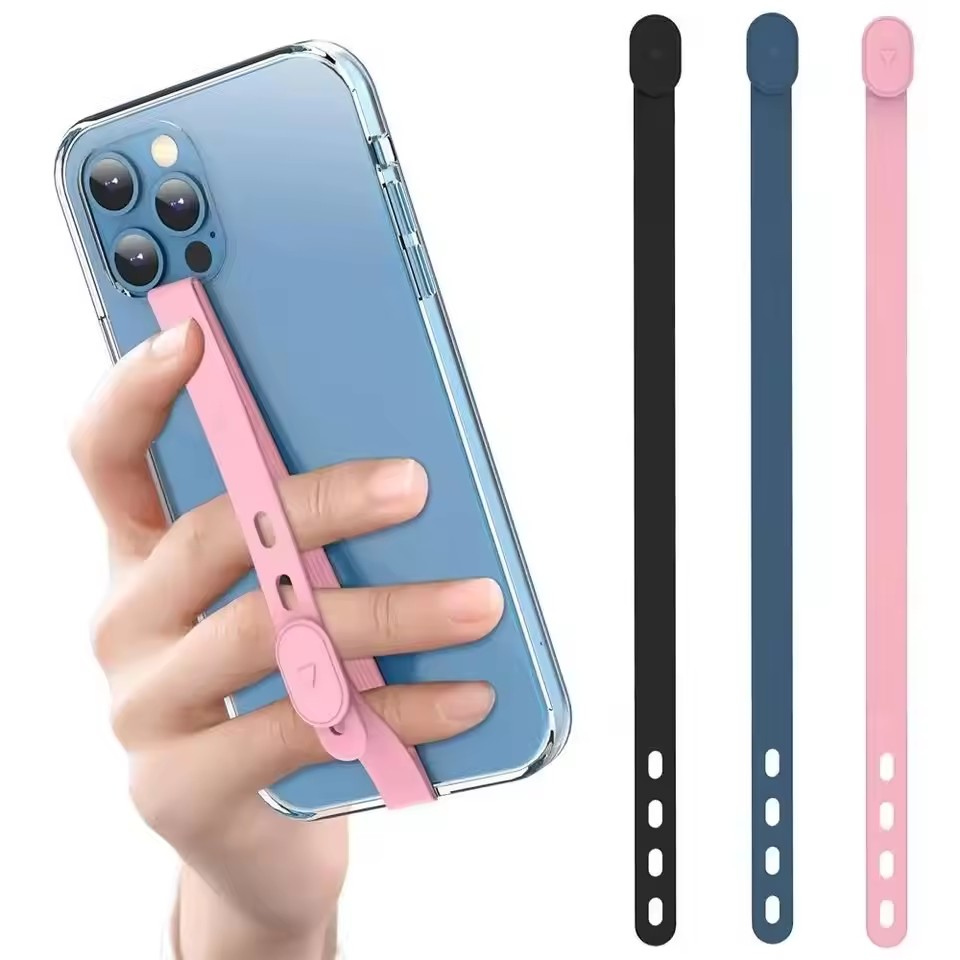 Phone Accessories Useful - สายโทรศัพท์ซิลิโคนแบบพกพาปรับเคสโทรศัพท์ป้องกันการสูญหายสายรัดข้อมือโทรศัพท์แบบยืดหยุ่นอุปกรณ์เสริมโทรศัพท์