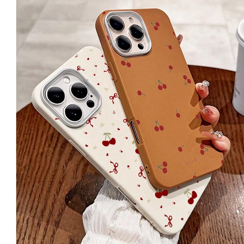 Xiaomi Phone Accessories - INS น่ารักการ์ตูนลายเชอร์รี่เคสโทรศัพท์สำหรับ Xiaomi Poco 17 Pro