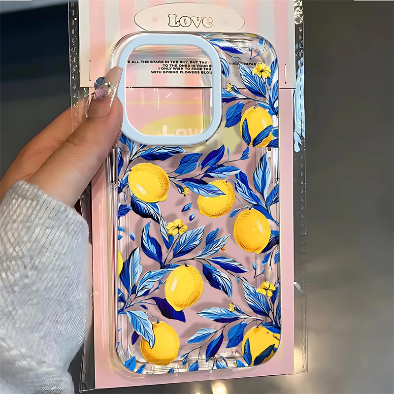 Xiaomi Phone Accessories - เคสโทรศัพท์ลายผลไม้เลมอนสำหรับฤดูร้อน ป้องกันรอยขีดข่วน สำหรับ Xiaomi 17 Pro