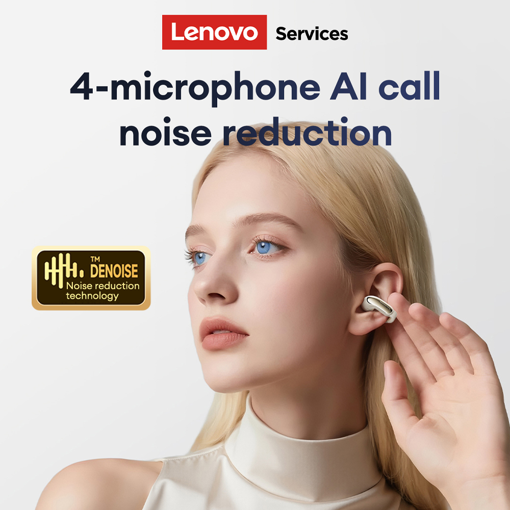 เลอโนโว LES-108 หูฟังแบบหนีบหู - Wireless Earbuds Case บทวิจารณ์และราคา