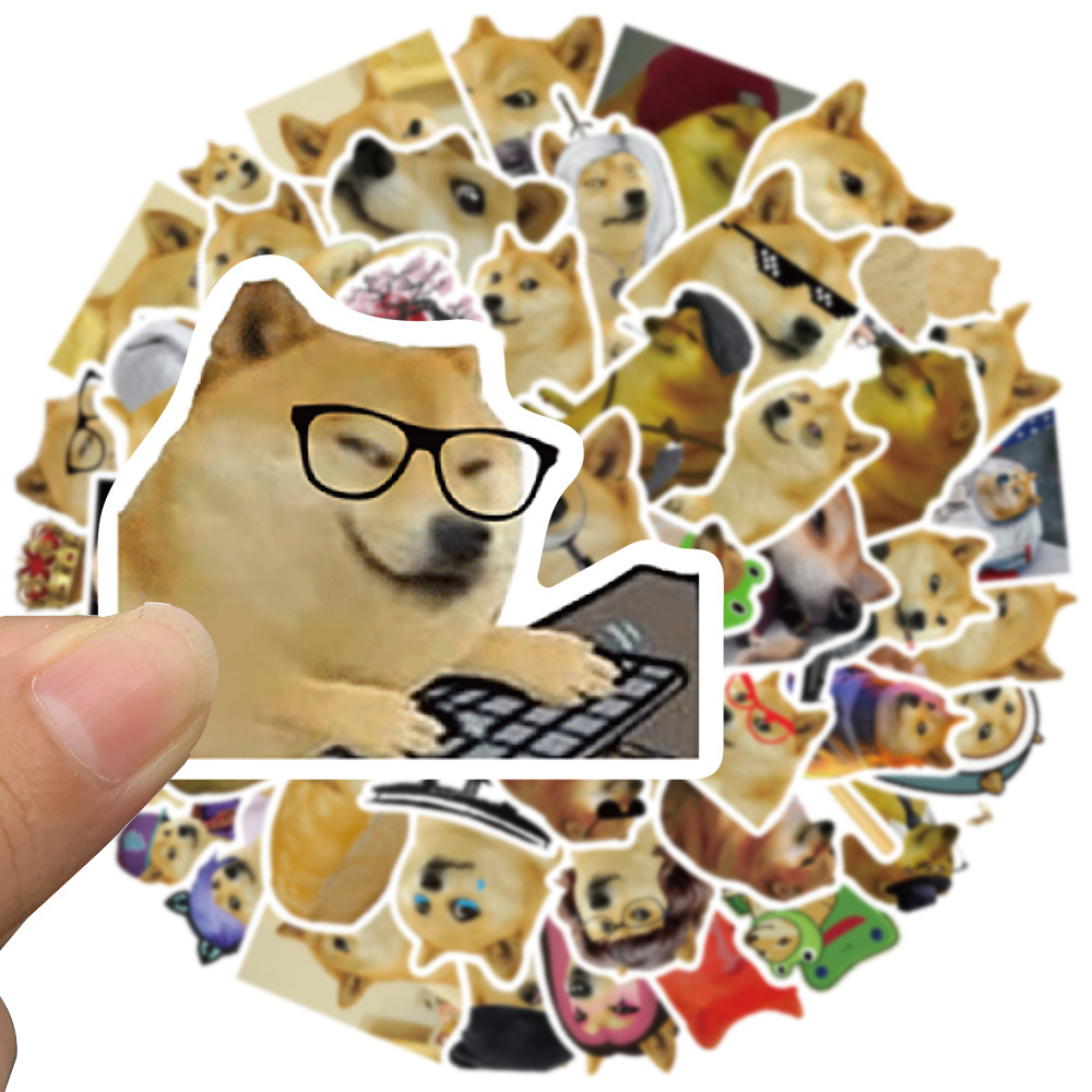 สติกเกอร์ลายตลก Doge MEME 50 ช - Phone Accessories For Kids บทวิจารณ์และราคา