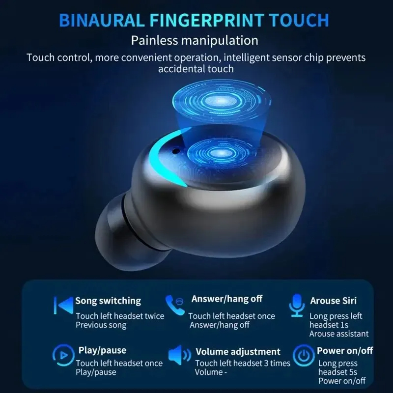 หูฟังไร้สายบลูทูธ Lenovo F9 -  - Wireless Earbuds Case บทวิจารณ์และราคา