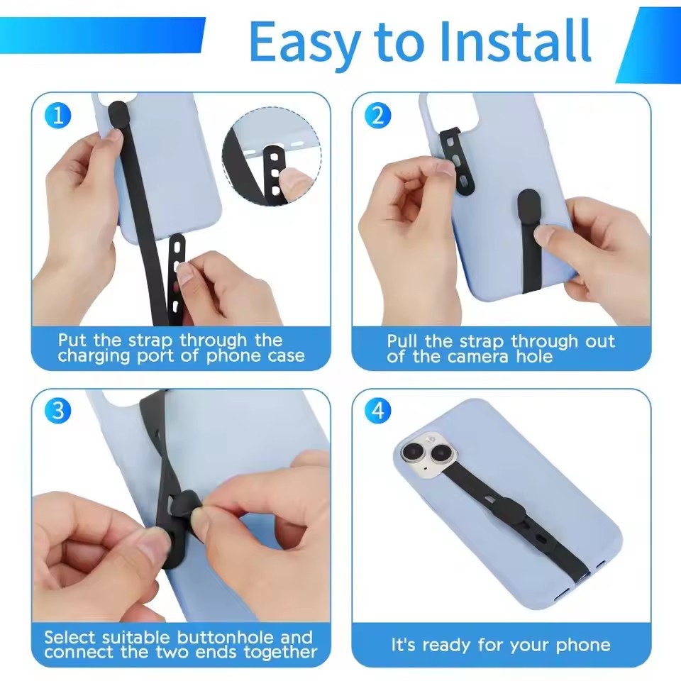 สายโทรศัพท์ซิลิโคนแบบพกพาปรับเ - Phone Accessories Useful บทวิจารณ์และราคา