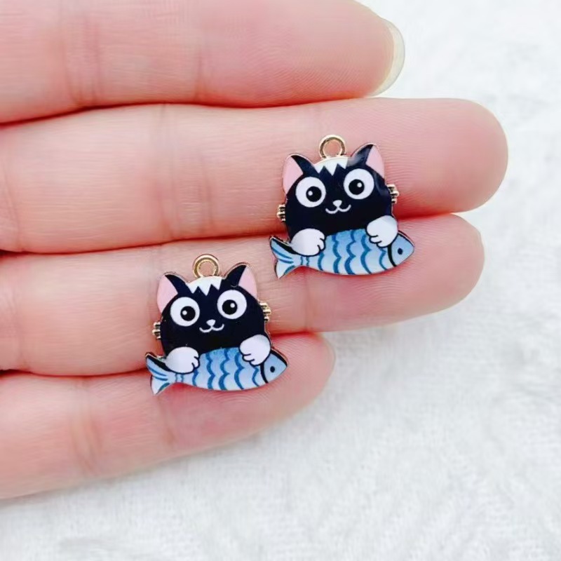 จี้โลหะผสมลายการ์ตูนแมวน่ารักก - Phone Accessories Cute บทวิจารณ์และราคา