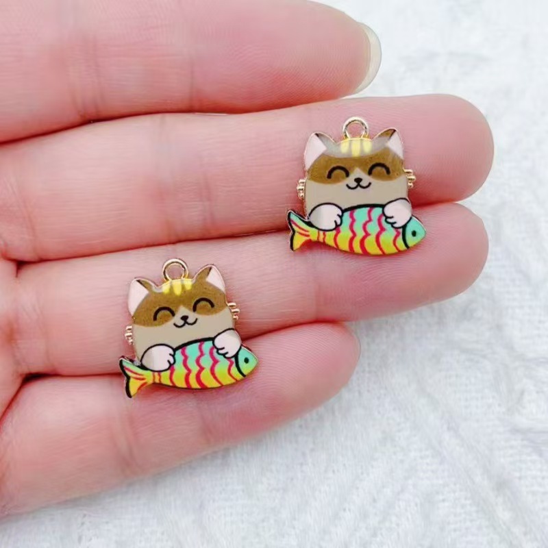จี้โลหะผสมลายการ์ตูนแมวน่ารักก - Phone Accessories Cute บทวิจารณ์และราคา