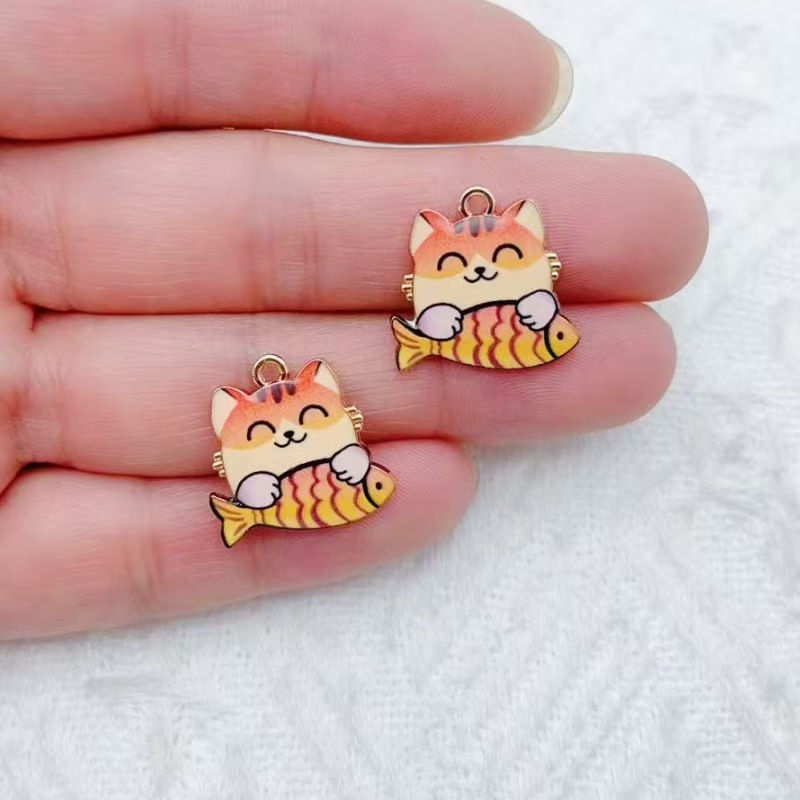 จี้โลหะผสมลายการ์ตูนแมวน่ารักก - Phone Accessories Cute บทวิจารณ์และราคา