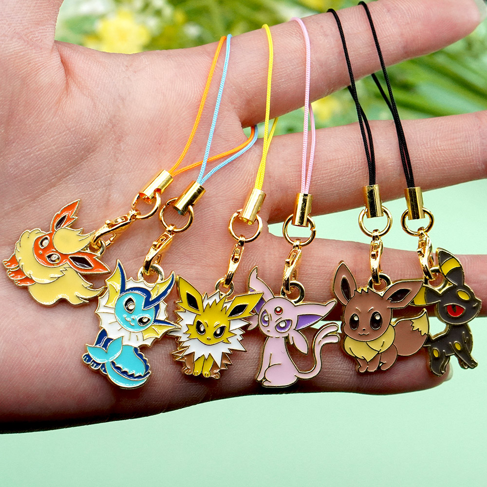 พวงกุญแจอนิเมะโปเกมอนอีวุย 6 ช - Phone Accessories Supplier บทวิจารณ์และราคา