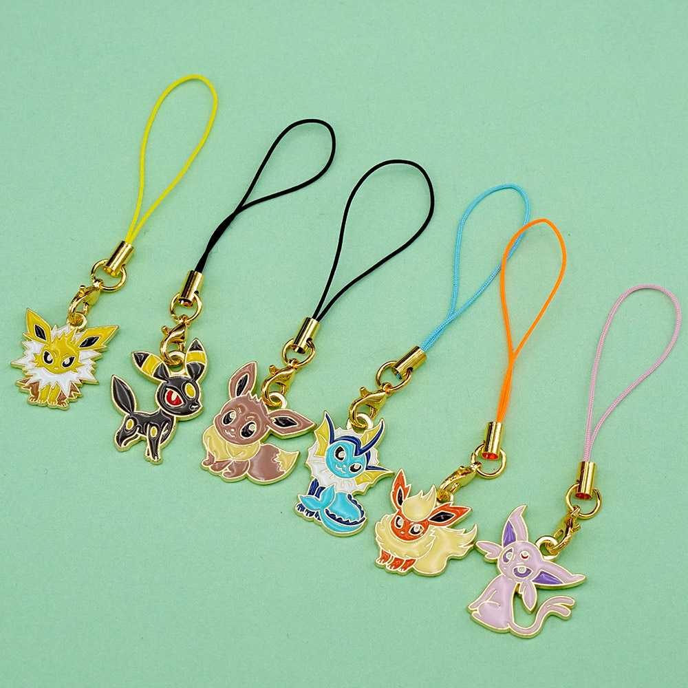 พวงกุญแจอนิเมะโปเกมอนอีวุย 6 ช - Phone Accessories Supplier บทวิจารณ์และราคา
