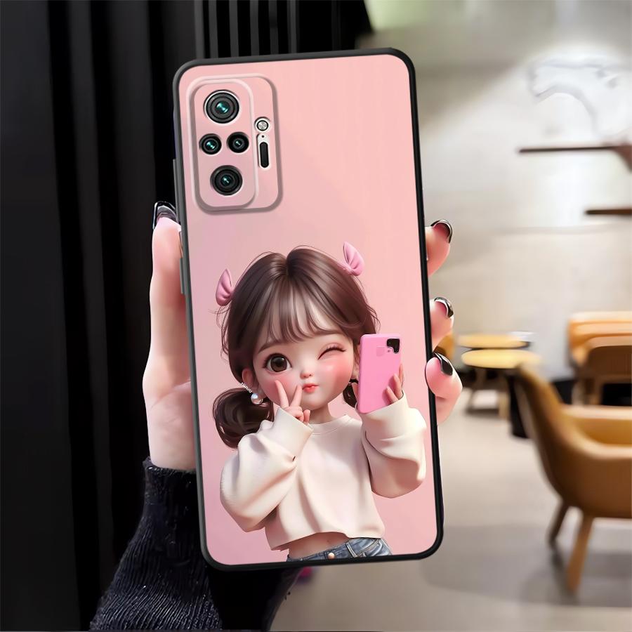 เคสโทรศัพท์ลายการ์ตูนสาวน้อยสำ - Xiaomi Phone Accessories บทวิจารณ์และราคา