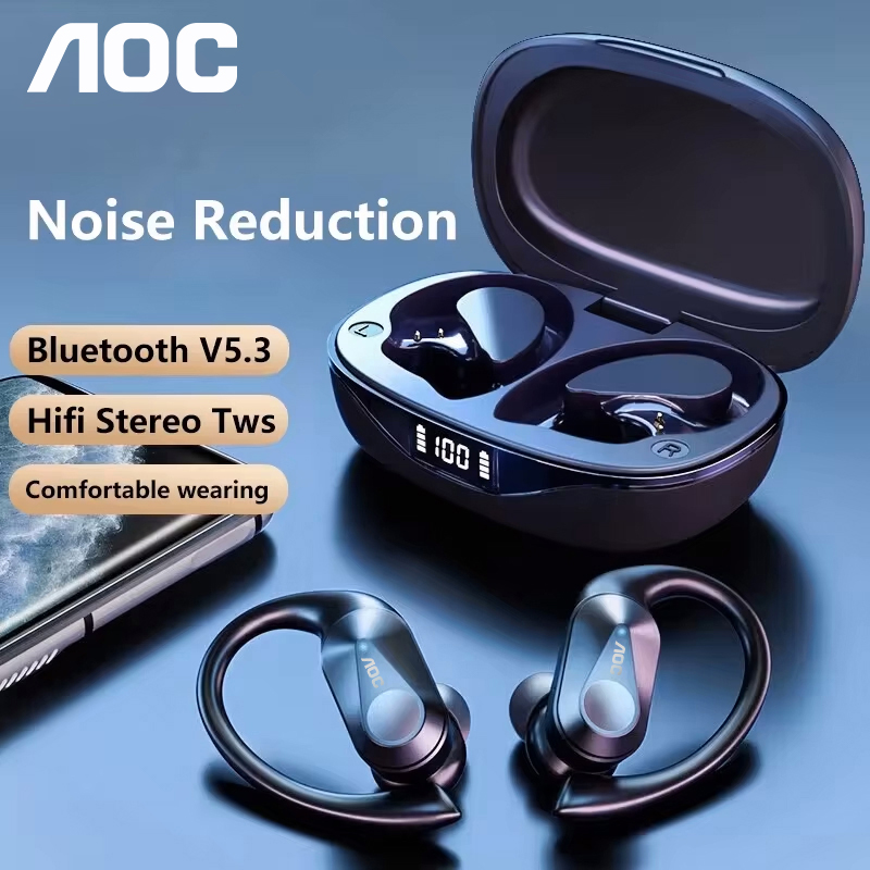 ช้อยส์ AOC ชุดหูฟังกีฬาไร้สายบ - Wireless Earbuds Case บทวิจารณ์และราคา