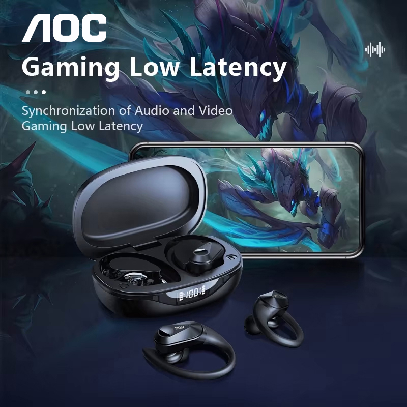 ช้อยส์ AOC ชุดหูฟังกีฬาไร้สายบ - Wireless Earbuds Case บทวิจารณ์และราคา