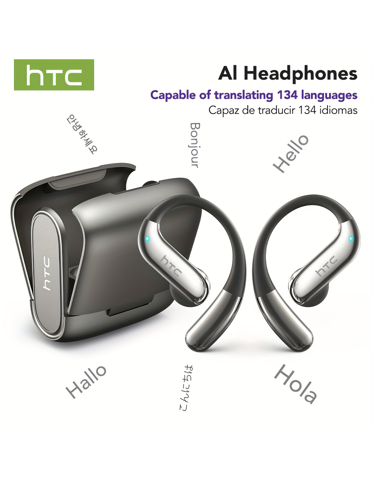 หูฟังบลูทูธแบบเปิดหู HTC เล่นไ - Wireless Earbuds Case บทวิจารณ์และราคา