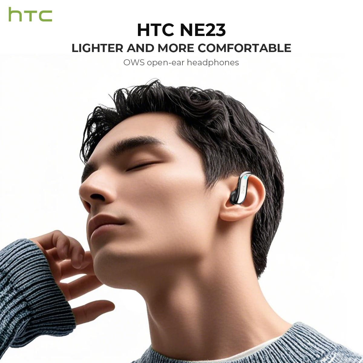 หูฟังบลูทูธแบบเปิดหู HTC เล่นไ - Wireless Earbuds Case บทวิจารณ์และราคา