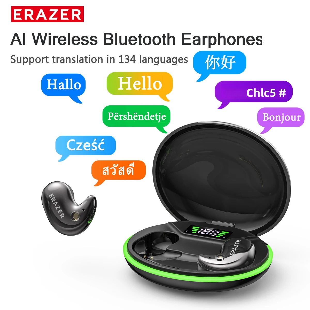 หูฟังบลูทูธแบบอินเอียร์ EARZER - Wireless Earbuds Case บทวิจารณ์และราคา