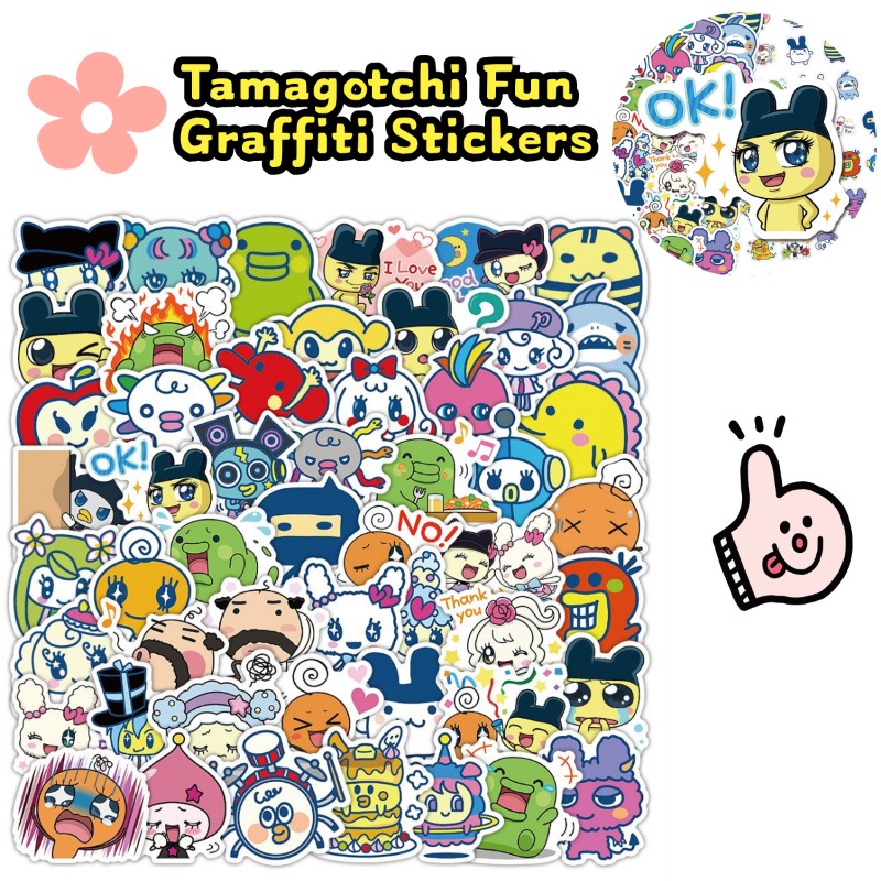 สติกเกอร์ทามาก็อตจิญี่ปุ่น สัต - Phone Accessories And Electronics บทวิจารณ์และราคา