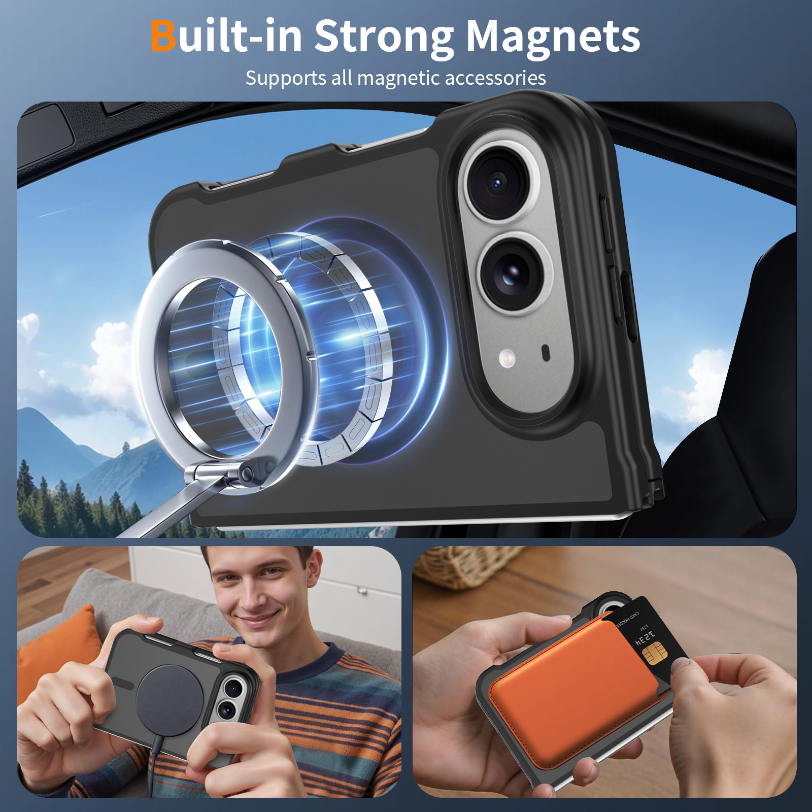 เคสโทรศัพท์แม่เหล็กแบบบางเฉียบ - Phone Accessories Display บทวิจารณ์และราคา